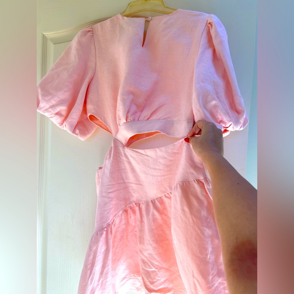 Bardot pink dress